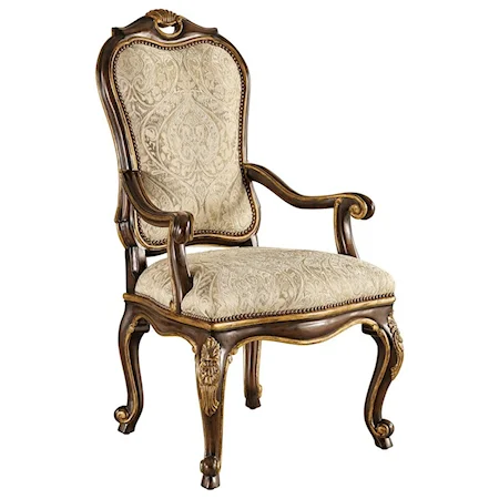 Elegant Upholstered Arm Chair