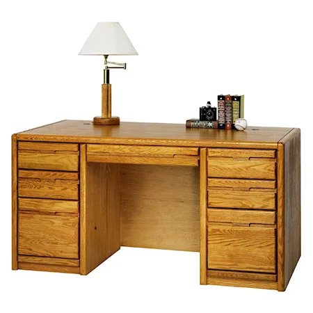 Double Pedestal Executive Desk