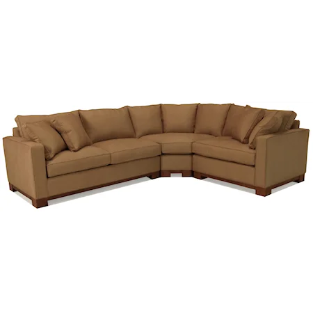 Contemporary Sectional Sofa with Sleeper