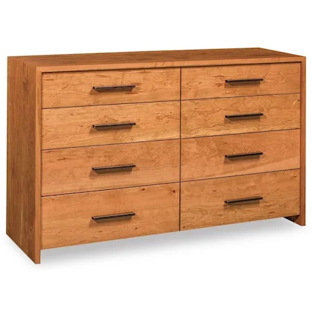 Solid Wood 8 Drawer Dresser