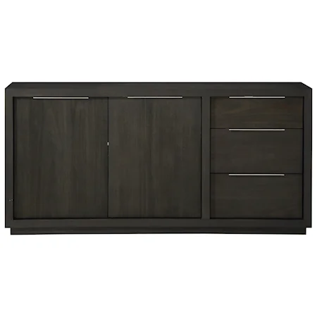 Contemporary Sideboard with Drop-Front Drawer