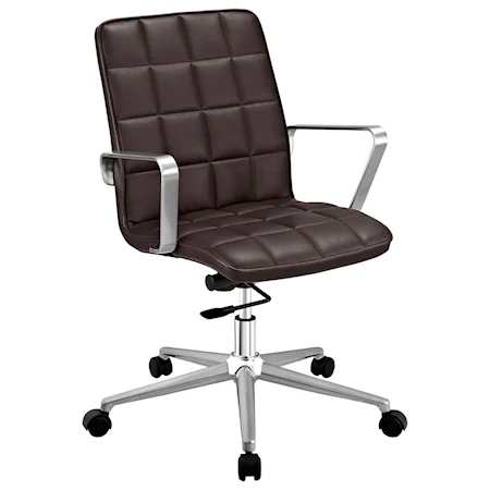 Modern Office Chair with Vinyl Seat