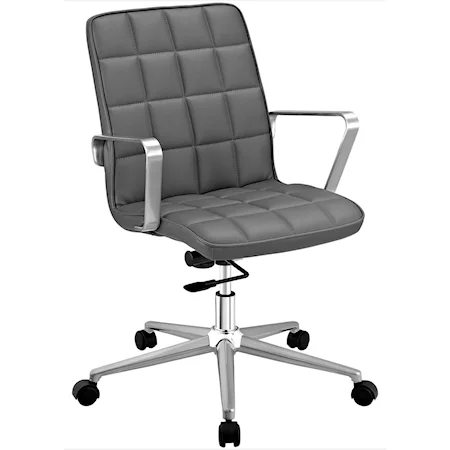 Modern Office Chair with Vinyl Seat