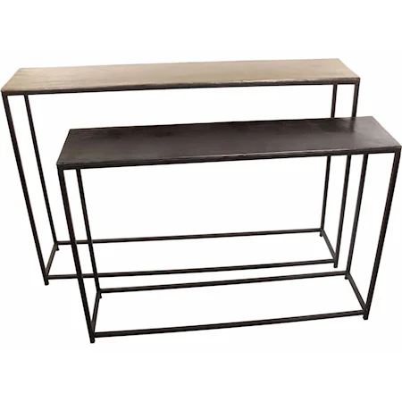 Metal Nesting Console Tables