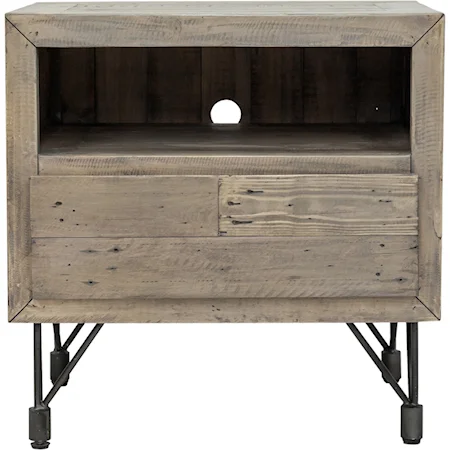 Rustic Industrial Nightstand