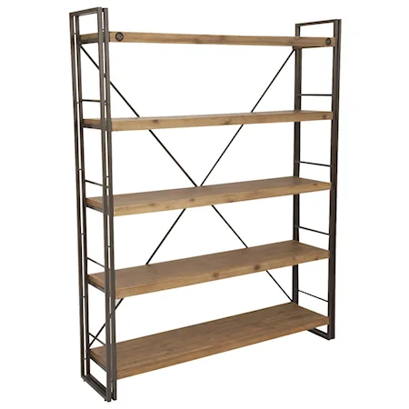 Metal Bookshelf Open Shelf