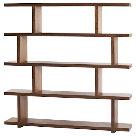 Open Shelf Designed Bookcase