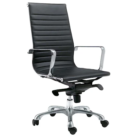 Contemporary Office Task Chair with High Back