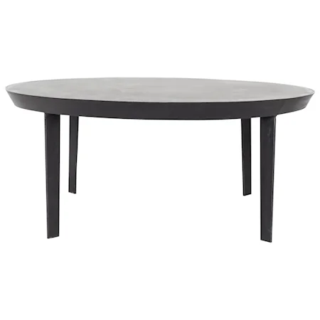 Contemporary Coffee Table with Concrete Top