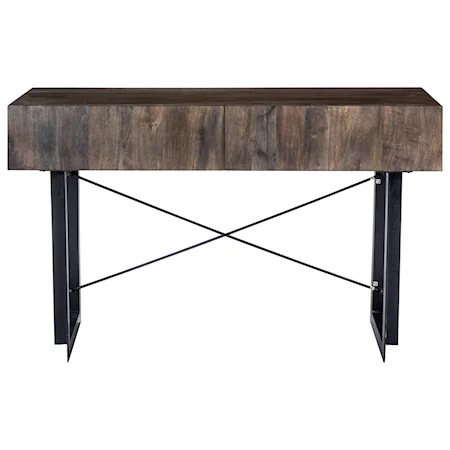 Rustic Console Table with 2 Drawers