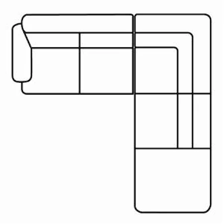 Right Arm Facing Chaise Sectional Sofa