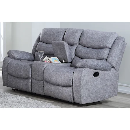 Console Loveseat with Cupholders