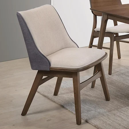 Mid Century Modern Upholstered Dining Chair