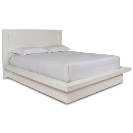 Queen Low Profile Bed with Touch Lighting