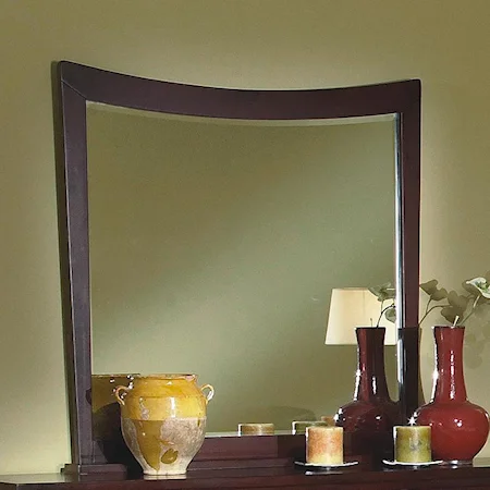 Landscape Mirror w/ Curved Crown