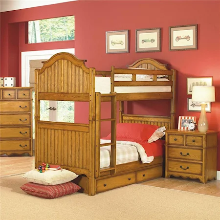 Twin Over Twin Bunk Bed