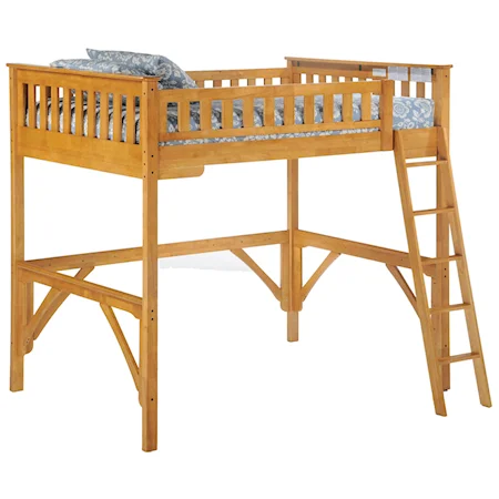 Ginger Twin Loft Bunk Bed