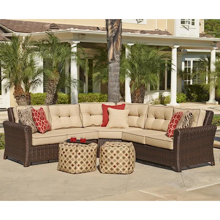 Wicker Outdoor Corner Sectional