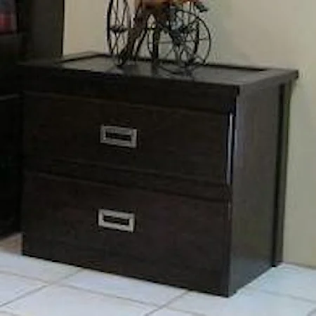 Nightstand with 2 Drawers