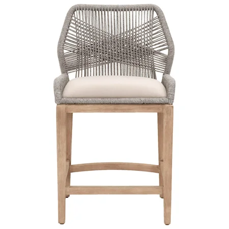 Loom Rope Weave Counter Stool