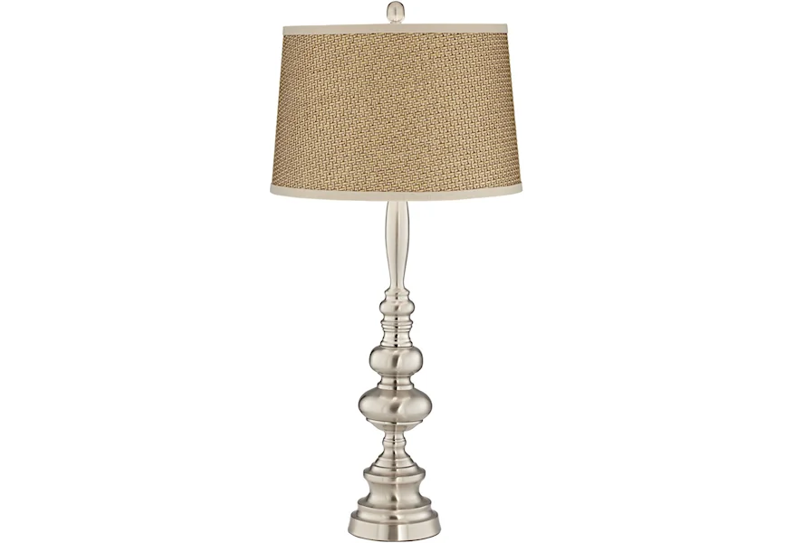 Table Lamps Simple Column Brushed Nickel Table Lamp by Pacific Coast  Lighting | Buy Locally - Orange County Furnish Near Me