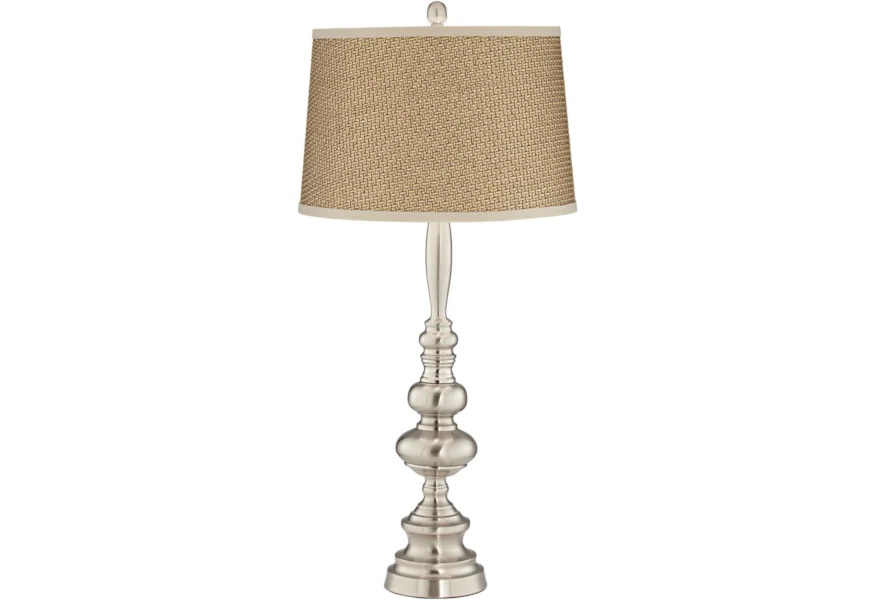 Table Lamps Simple Column Brushed Nickel Table Lamp by Pacific Coast Lighting | Buy Locally - Orange County Furnish Near Me