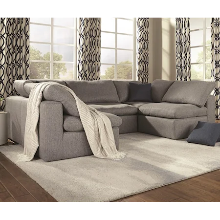 Casual 5-Seat U-Shape Sectional Sofa