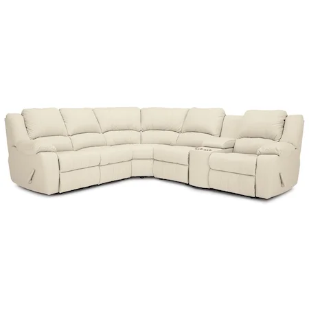 Reclining Sectional with Console