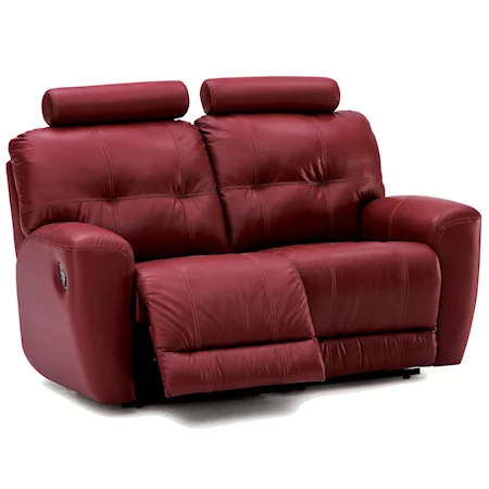 Contemporary Power Reclining Loveseat