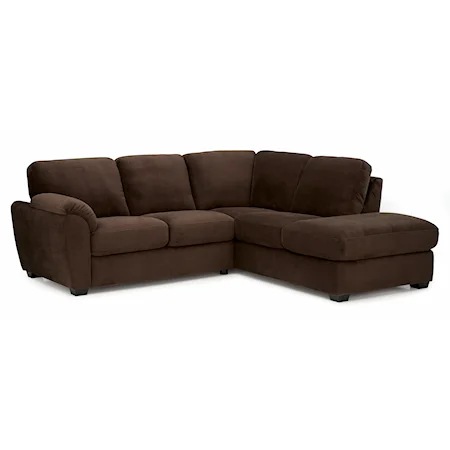 Two Piece Sectional Sofa with LHF Chaise