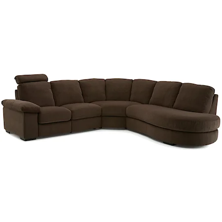 Modern Reclining Sectional Sofa