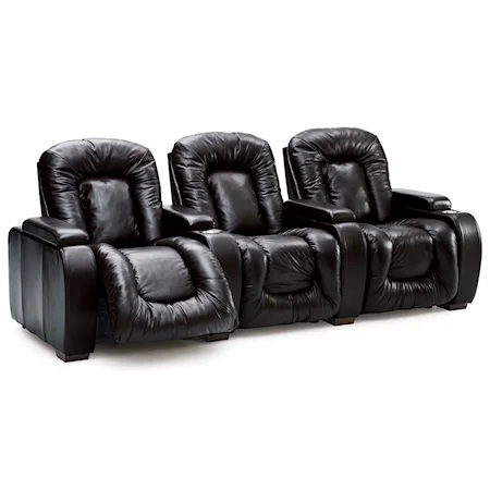 3-Piece Reclining Theater Seating
