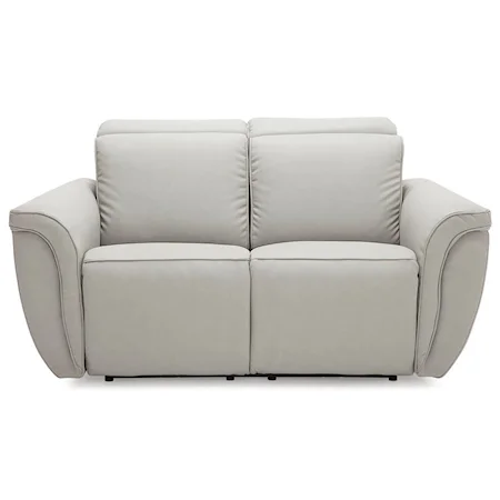 Loveseat Power Recliner with Pivoting Headrest