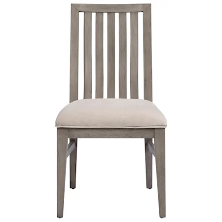 Contemporary Side Chair with Upholstered Seat
