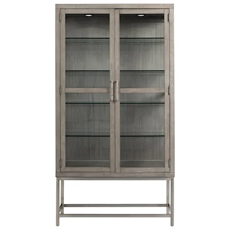 Contemporary China Cabinet with Touch Lighting