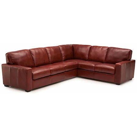 Contemporary 2 pc. Sectional with RHF Sofa Split