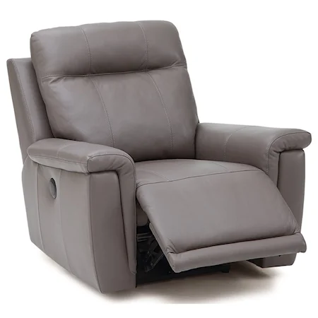 Power Rocker Recliner with Pillow Arms