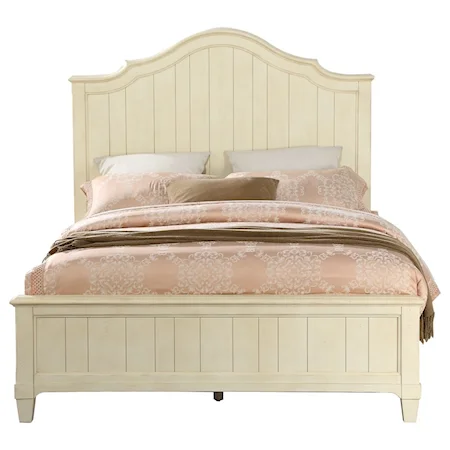 Queen Cottage Panel Bed