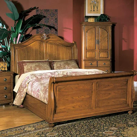 Queen Sleigh Bed