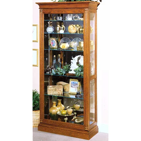 Dual-Glide Curio Cabinet