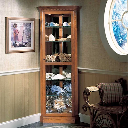 Mirrored Corner Curio