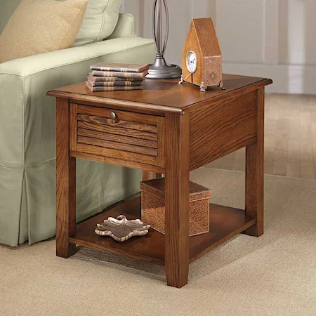 Drawer End Table