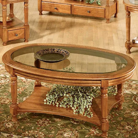 Oval Cocktail Table