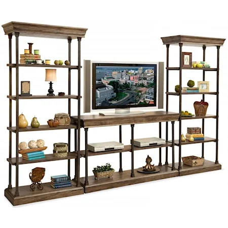 Sonoma TV Console and Display Piers