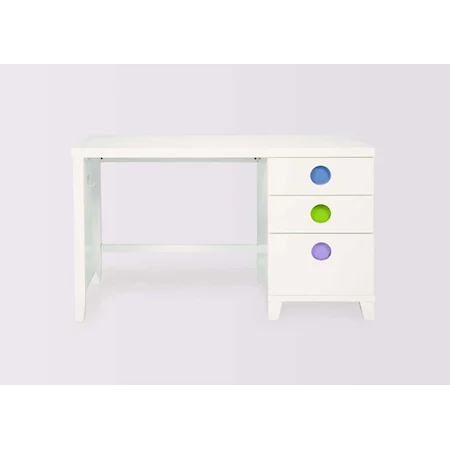 Simple Dry-Erase Desk With Three Drawers