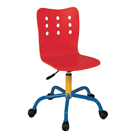 Youth Desk Chair with Casters