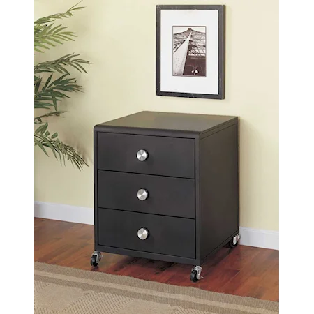 Mobile Storage Chest with Three Drawers