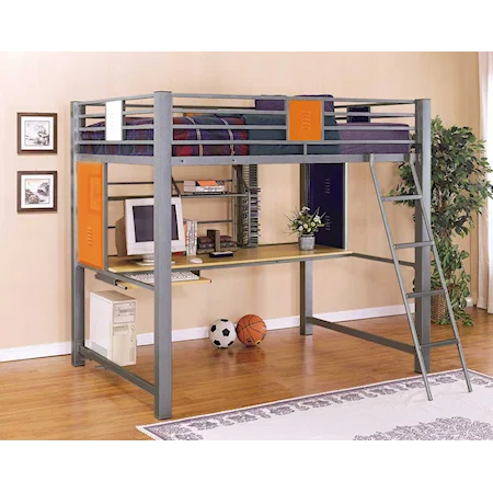 Loft Bed with Study Bunk