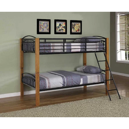 Twin over Twin Bunk Bed