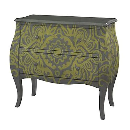 Yellow and Grey Bombe Chest